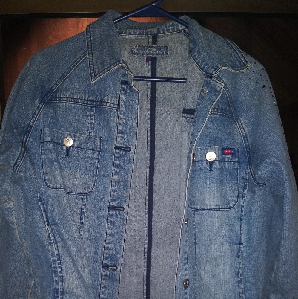 Vintage Medium Yuka womens jean jacket